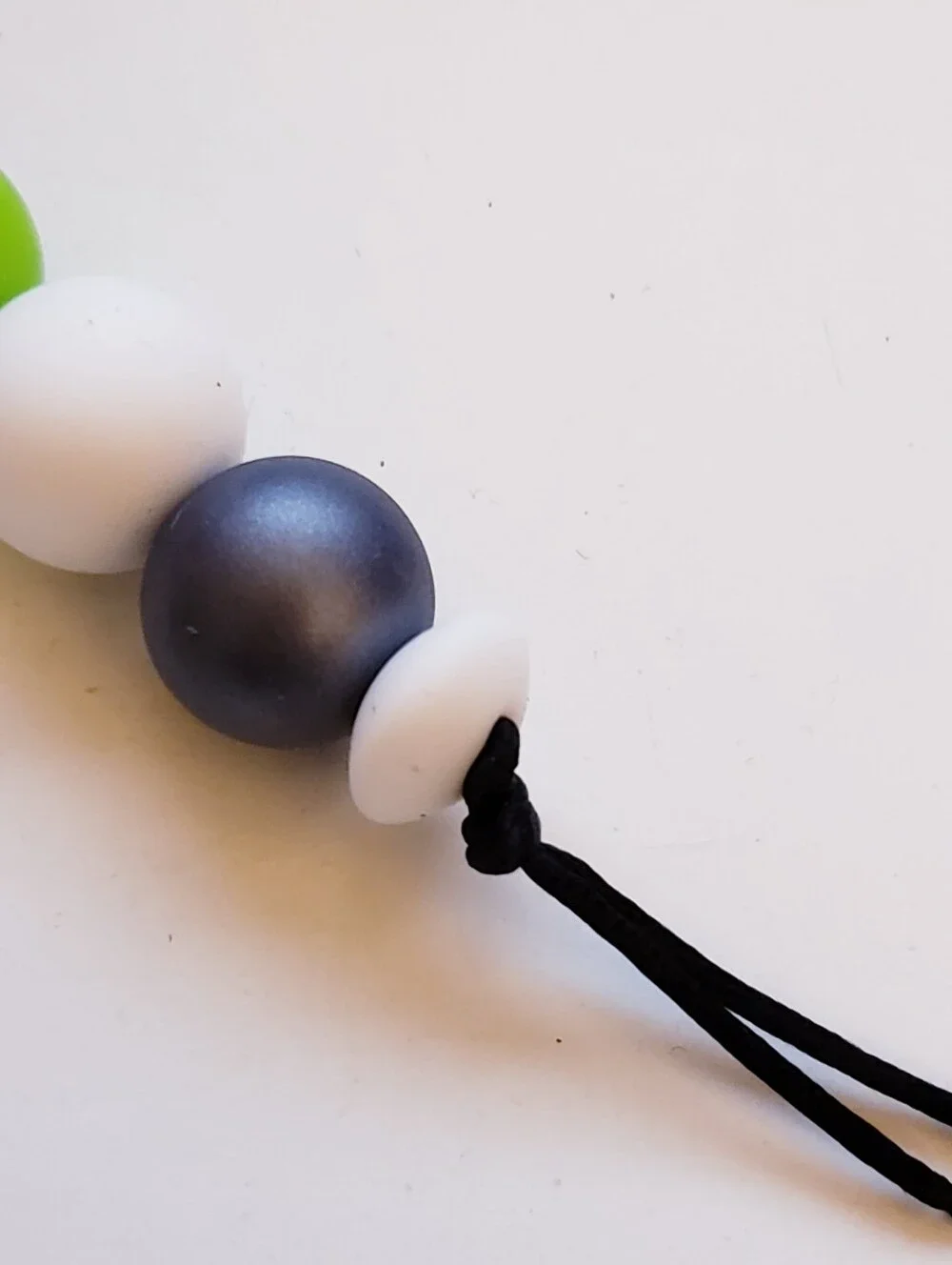 Handmade Silicone Focal Beaded Seattle Seahawks Keychain